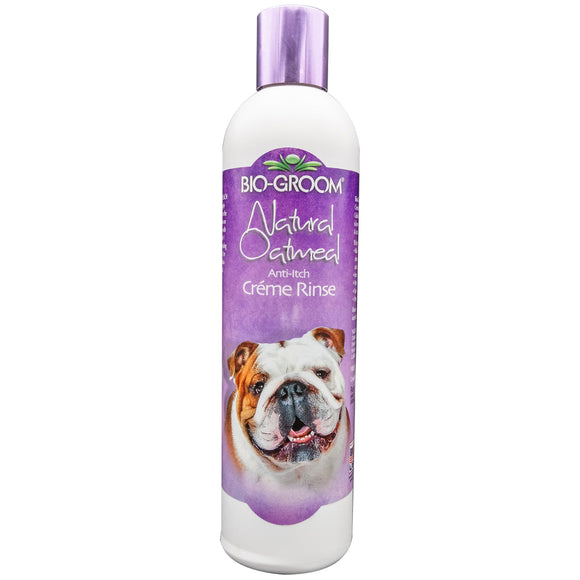 Bio Groom Natural Oatmeal Soothing Anti-Itch Creme Rinse For Dogs (12 oz)