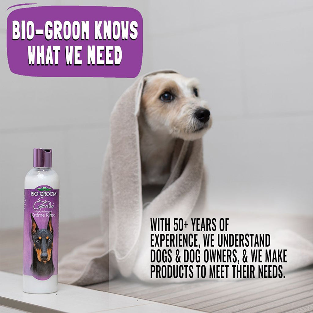 Bio-Groom Natural Oatmeal Anti-Itch Creme Rinse Dog Conditioner, 12 oz
