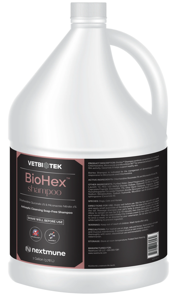 BioHex Hexazole Shampoo - 1 gallon - Dog Grooming 2