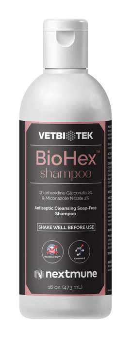 BioHex Hexazole Shampoo - 16 ounce - Dog Grooming 1