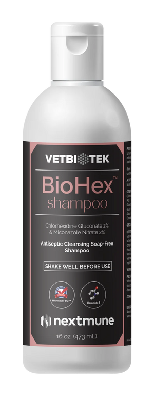 BioHex Hexazole Shampoo - 16 ounce - Dog Grooming 1