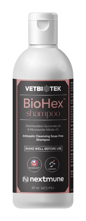 BioHex Hexazole Shampoo - 16 ounce - Dog Grooming 1