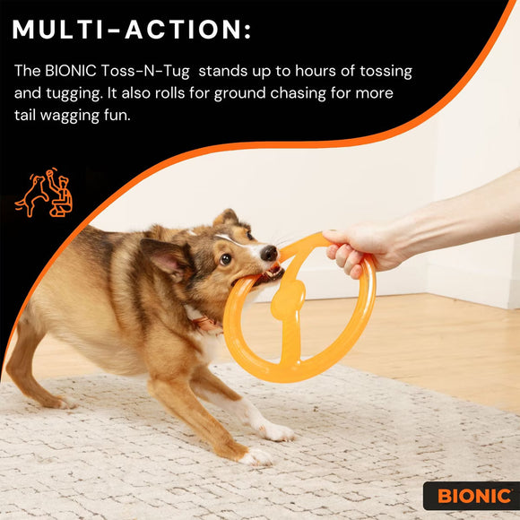 Bionic Toss-N-Tug Dog Toy Large - Dog Toys 6