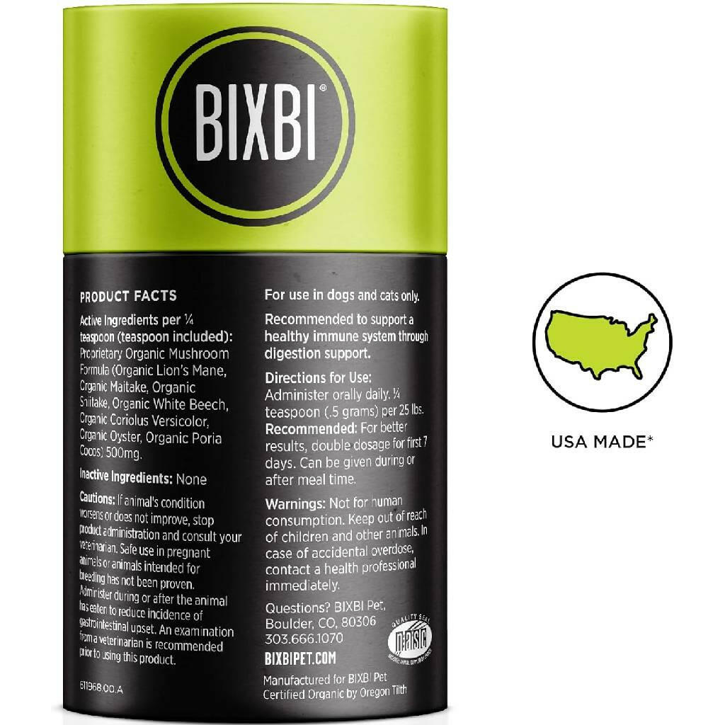 Bixbi Digestive Support Powdered Mushroom Supplement For