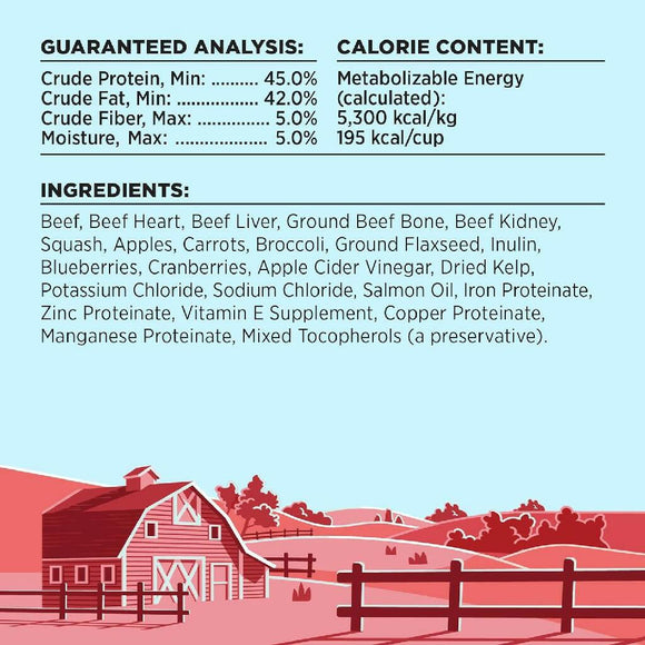 Bixbi Liberty Freeze-Dried Dog Food Beef Recipe 10 oz - Dog Food 7