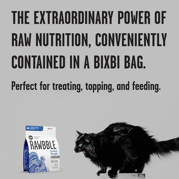 Bixbi Rawbble Freeze Dried Cat Food Turkey Recipe - Cat Food 5