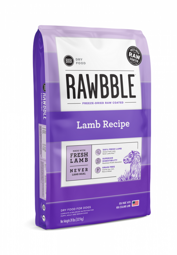 Bixbi Rawbble Kibble Grain Free Lamb Dog Food