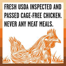Bixbi Rawbble Limited Ingredient Grain-Free Chicken Recipe Raw Coated Dry Dog Food (4 lb)