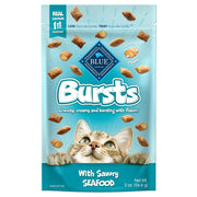Blue Buffalo Bursts Crunch & Creamy Savory Seafood Treats For Cat (2 oz)