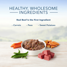 Blue Buffalo Homestyle Recipe Adult Beef Dinner with Garden Vegetables Canned Dog Food