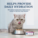 Blue Buffalo Natural Veterinary Diet W + U Weight Management + Urinary Care Chicken Wet Cat Food 5.5-oz case of 24