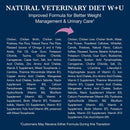 Blue Buffalo Natural Veterinary Diet W + U Weight Management + Urinary Care Chicken Wet Cat Food 5.5-oz case of 24