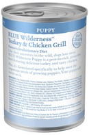 Blue Buffalo Wilderness High-Protein Grain-Free Turkey & Chicken Grill Puppy Canned Dog Food