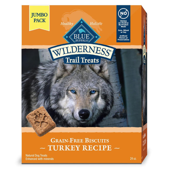 Blue Buffalo Wilderness Trail Treats Turkey Biscuits for Dogs - 24-oz - Dog Treats 10