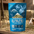 Blue Mountain Hay Alfalfa Hay Pellet Treats & Meal Topper For Small Animals 10-oz - Small Pet Food 2