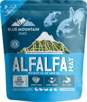 Blue Mountain Hay Alfalfa Hay Small Animal Food - 24-oz - Small Pet Food 1