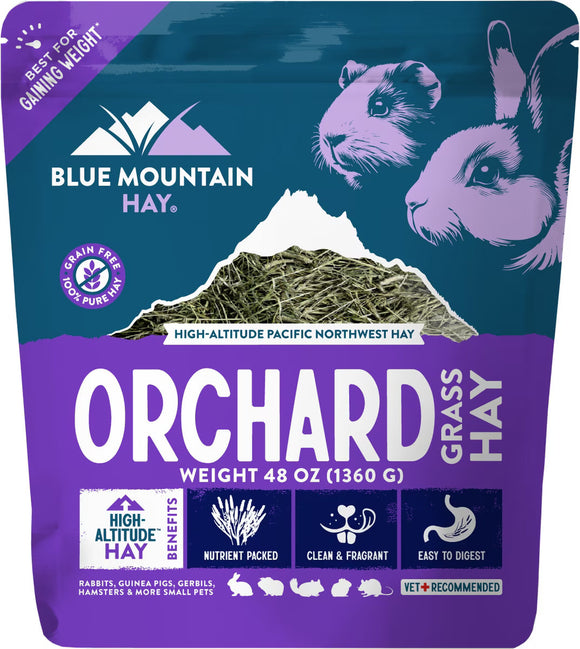 Blue Mountain Hay Orchard Grass Hay Small Animal Food - 48-oz - Small Pet Food 6