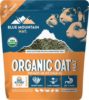 Blue Mountain Hay Organic Oat Hay Small Animal Food - 48-oz - Small Pet Food 2