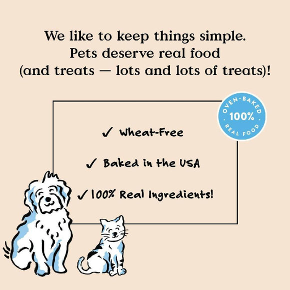 Bocce's Bakery Basics Cheese Soft & Chewy Treats For Dogs (6 oz)
