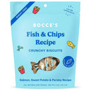 Bocce's Bakery Fish & Chips Crunchy Biscuits Dog Treats (5 oz)