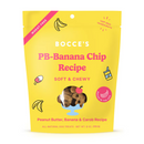 Bocce’s Bakery Peanut Butter Banana Chip Soft & Chewy Treats For Dogs (6 oz) - Soft & Chewy Dog Treats 1