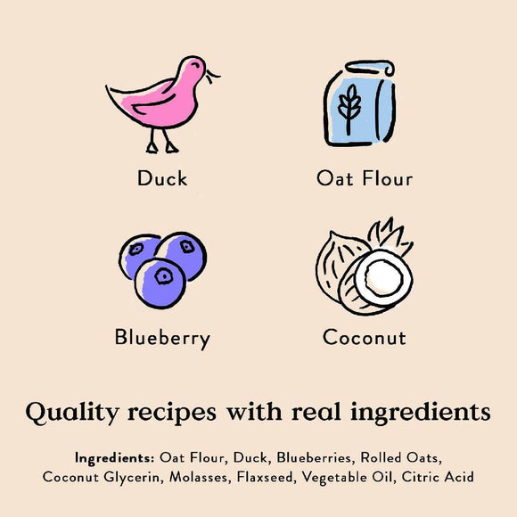 Bocce's Bakery Quack Quack Quack Soft & Chewy Treats For Dogs (6 oz)