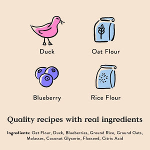 Bocce's Bakery Quack Quack Quack Training Treats For Dogs (6 oz)