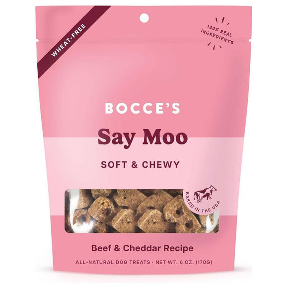 Bocce's Bakery Say Moo Soft & Chewy Dog Treats (6 oz)