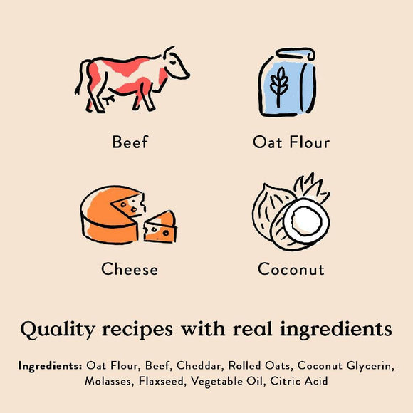 Bocce's Bakery Say Moo Soft & Chewy Dog Treats (6 oz)