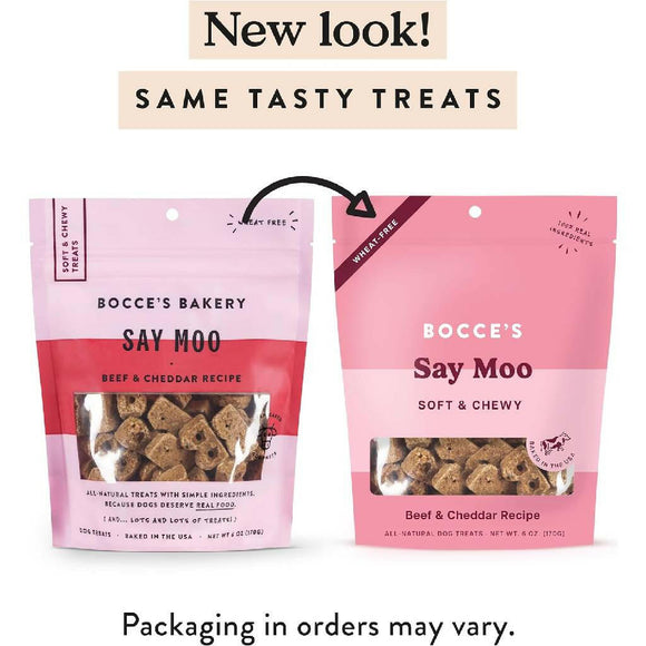 Bocce's Bakery Say Moo Soft & Chewy Dog Treats (6 oz)
