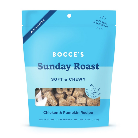 Bocce’s Bakery Sunday Roast Soft & Chewy Treats For Dogs (6 oz) - Soft & Chewy Dog Treats 1