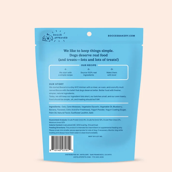 Bocce’s Bakery Very Berri Froyo Blueberries Banana & Yogurt Dog Treats 6-oz - Soft & Chewy Dog Treats 2