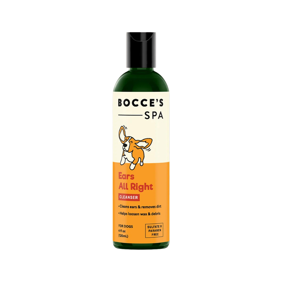 Bocce’s Spa Ears All Right Ear Cleanser for Dogs (4 oz) - Ear Cleanser & Dewaxing Solution 1