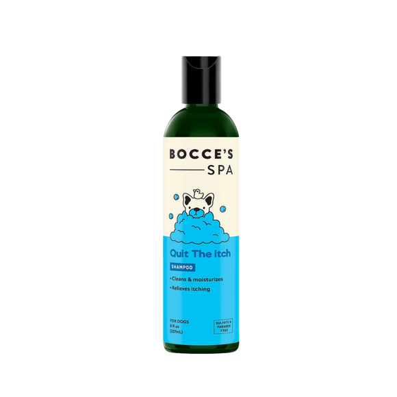 Bocce’s Spa Quit The Itch Shampoo for Dogs (8 oz) - Dog Hot Spot & Itch Relief 1