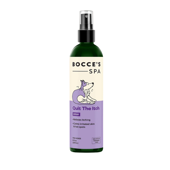 Bocce’s Spa Quit The Itch Spray for Dogs (8 oz) - Itchy Dog Spray 1