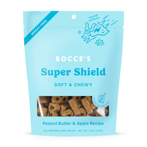 Bocce’s Super Shield Immune Support Soft & Chewy Treats For Dogs (6 oz) - Soft & Chewy Dog Treats 1