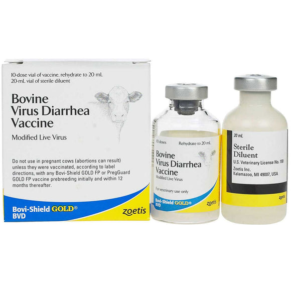 Bovi-Shield GOLD BVD Cattle Vaccine Injection -  10 Doses