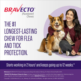 Bravecto Chews for Extra-Large Dogs 88-123 lbs (Pink Box) - Pet Medicine 2