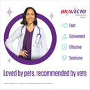 Bravecto Chews for Extra-Small Dogs 4.4-9.9 lbs (Yellow Box) - Pet Medicine 4