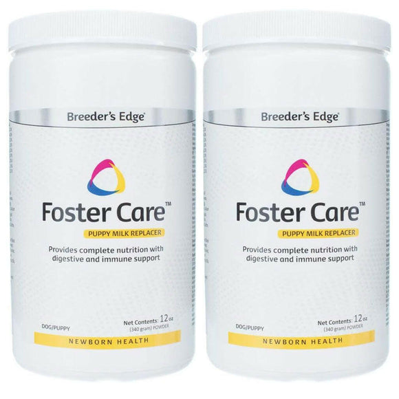 Breeder’s Edge Foster Care Canine Powdered Milk Replacer - 12 ounces (2-Pack) - Puppy Milk Replacers 8