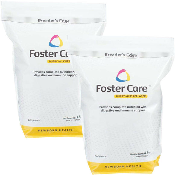 Breeder’s Edge Foster Care Canine Powdered Milk Replacer - 4.5 lbs (2-Pack) - Puppy Milk Replacers 9