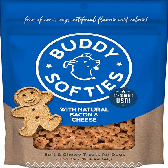 Buddy Biscuits Chewy Dog Treats Bacon & Cheese (20 oz)