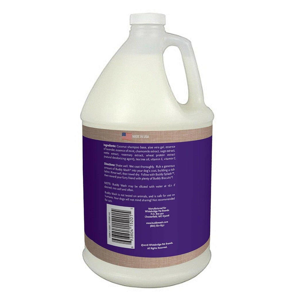 Buddy Wash Original Lavender & Mint Dog 2-in-1 Shampoo +