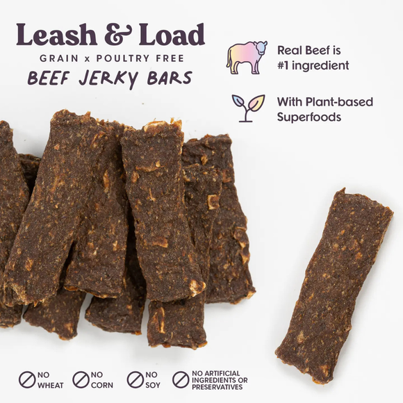Bundle x Joy Beef Superfood Jerky Bars for Dogs - Jerky Dog Treats 3