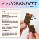 Bundle x Joy Beef Superfood Jerky Bars for Dogs - Jerky Dog Treats 2