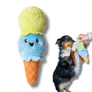 Bundle x Joy Ice Cream Cone Crinkle & Squeak Dog Toy - Dog Toys 6