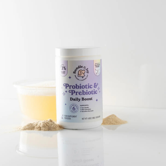 Bundle x Joy Probiotic & Prebiotic Daily Boost Supplement for Dogs (4.8 oz) - Pet Vitamins & Supplements 5