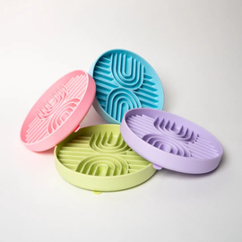 Bundle x Joy Slow Feeder Bow Lick Mat for Dogs - Dog Bowls Feeders & Waterers 1