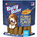 Purina Busy Bone Peanut Butter Flavor Long-Lasting Chew Small & Medium Dog Treats - 10 count