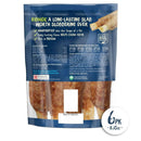 Back label of Purina Busy Rib Hide Long-Lasting Beef Hide Chew Small/Medium Dog Treats